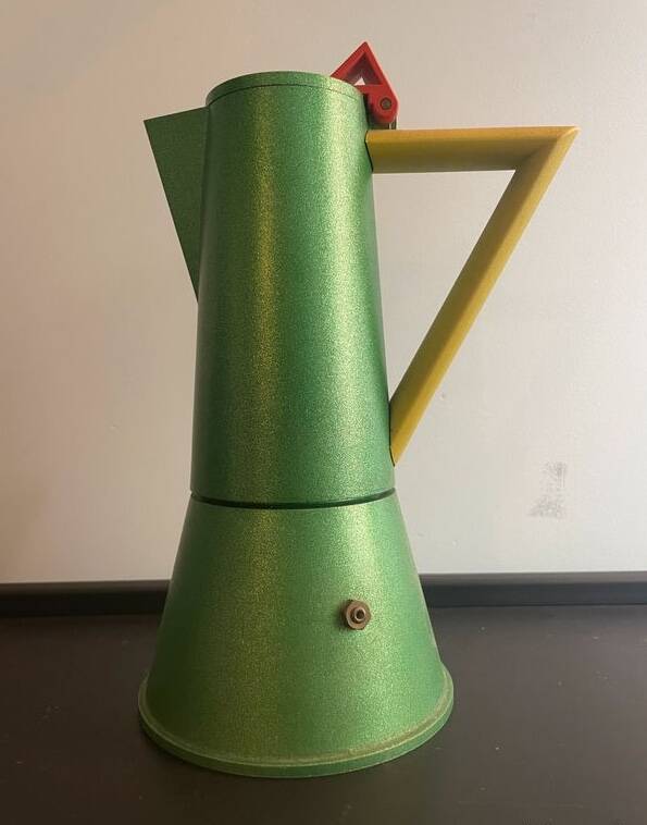 Large coffee maker "Accademia", Ettore Sottsass & Matteo Thun Memphis