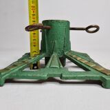 Art Deco tree stand, old, painted cast iron, 15 cm