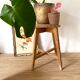Wooden stool or plant door