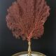 Red Gorgon, brass base, late nineteenth
