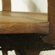 American solid oak armchair, swivel 360 °, tilting & adjustable in height. c. 1920
