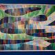 Large abstract painting Illumination by Daniel de Linière oil on canvas