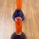 Vintage art glass candle holders, set of 2