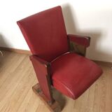 Vintage theatre armchair 40