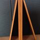 Black metal and wood shelf 60/70