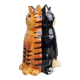 Cat cookie jar, ceramic cookie jar three vintage cats