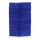 Blue Majorelle wool rug 240/150cm