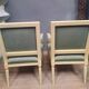 Pair of large Louis XVI style armchairs