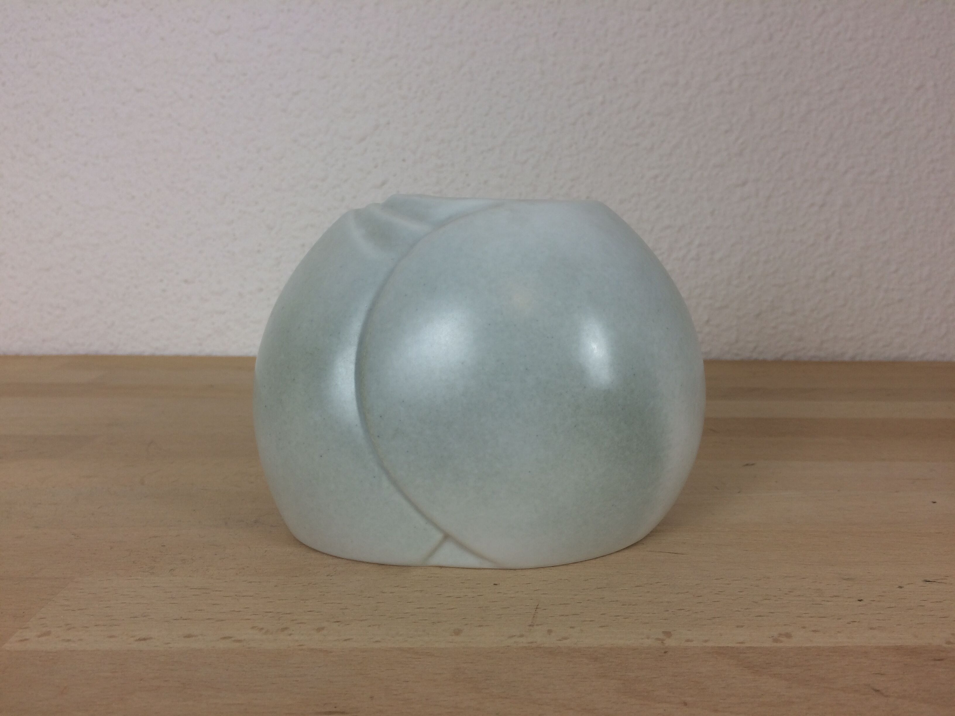 Virebent porcelain landscape vase