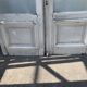 French window with two leaves in solid oak XX century