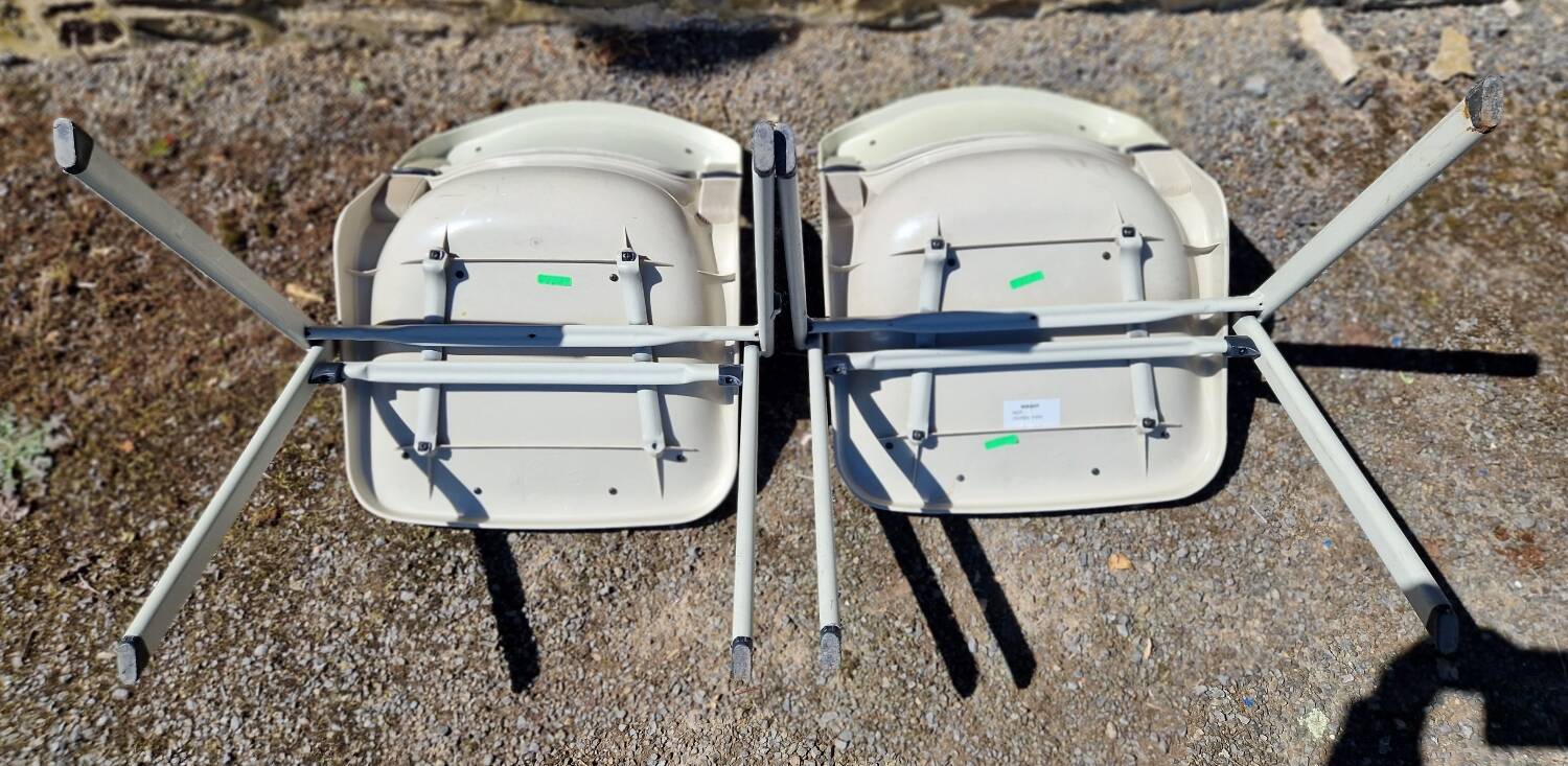 Duo of Dorsal chairs by E Ambasz and G Piretti for OpenArk in 1990