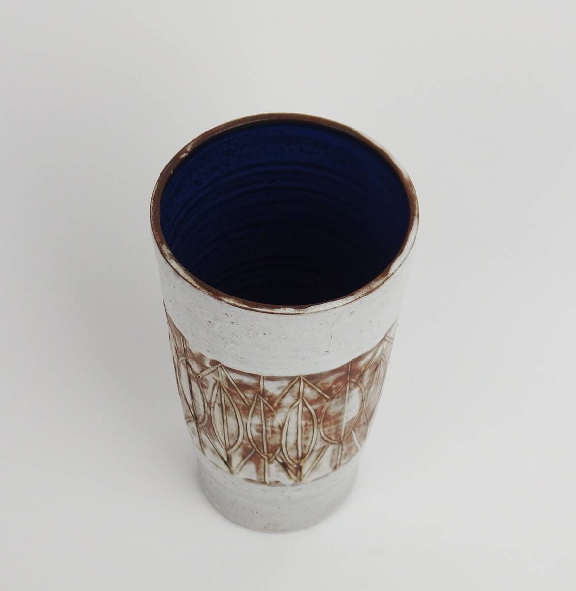 Vallauris ceramic vase by Les Argonotes