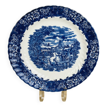 Plat de service terre de fer anglaise Royal Tudor Staffordshire