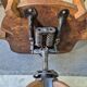 Fauteuil de bureau americain en chene reglable 1950