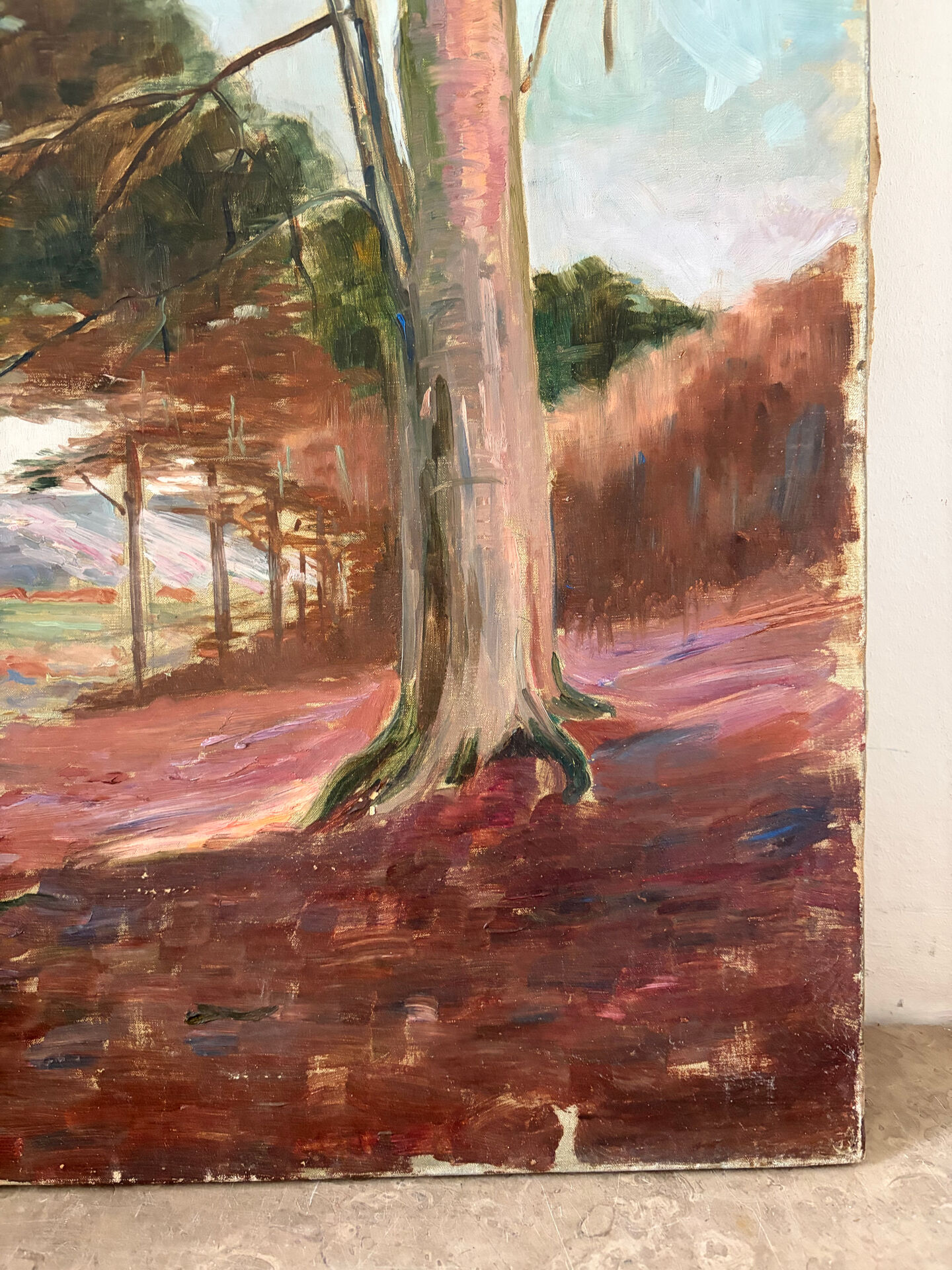 Paysage de Vernon du XXeme siècle