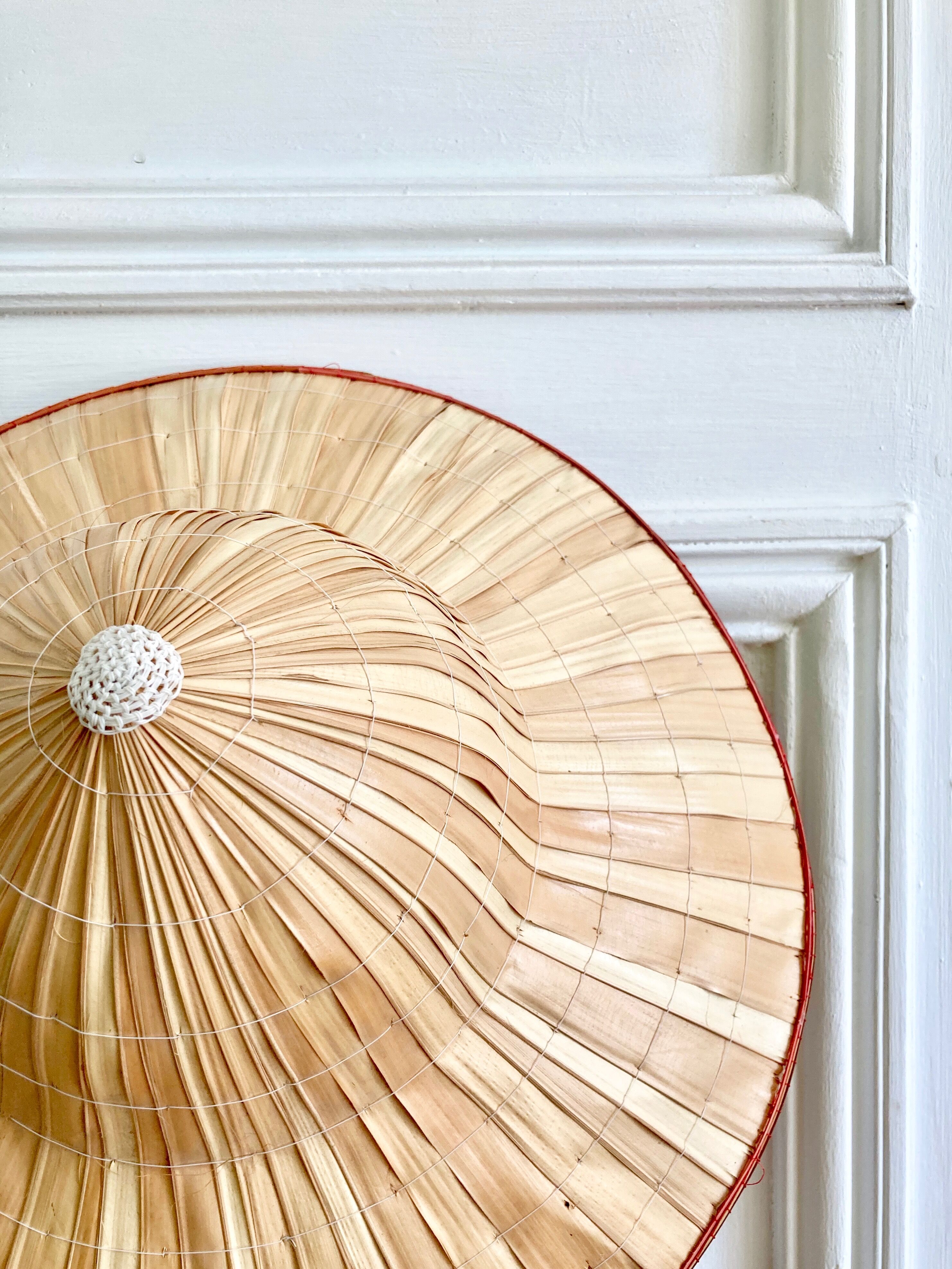 Braided hat wall decoration