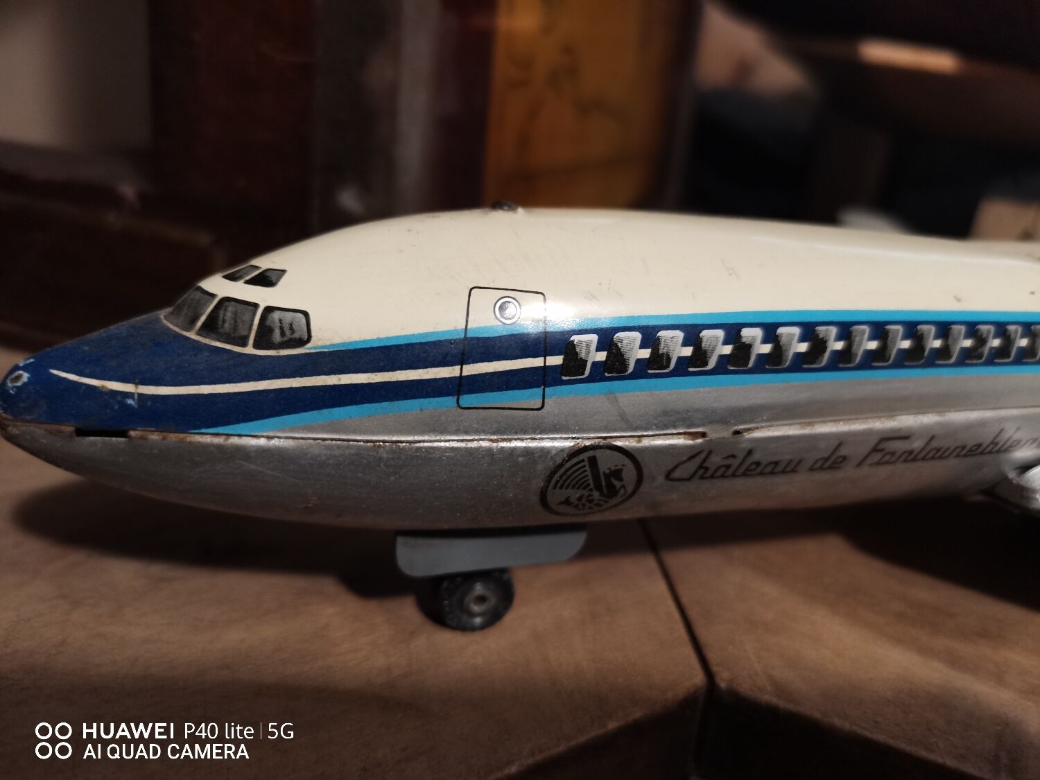Ancienne maquette avion en métal