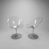 Set of 2 Philippe Starck Ero S chairs by Kartell, 2000