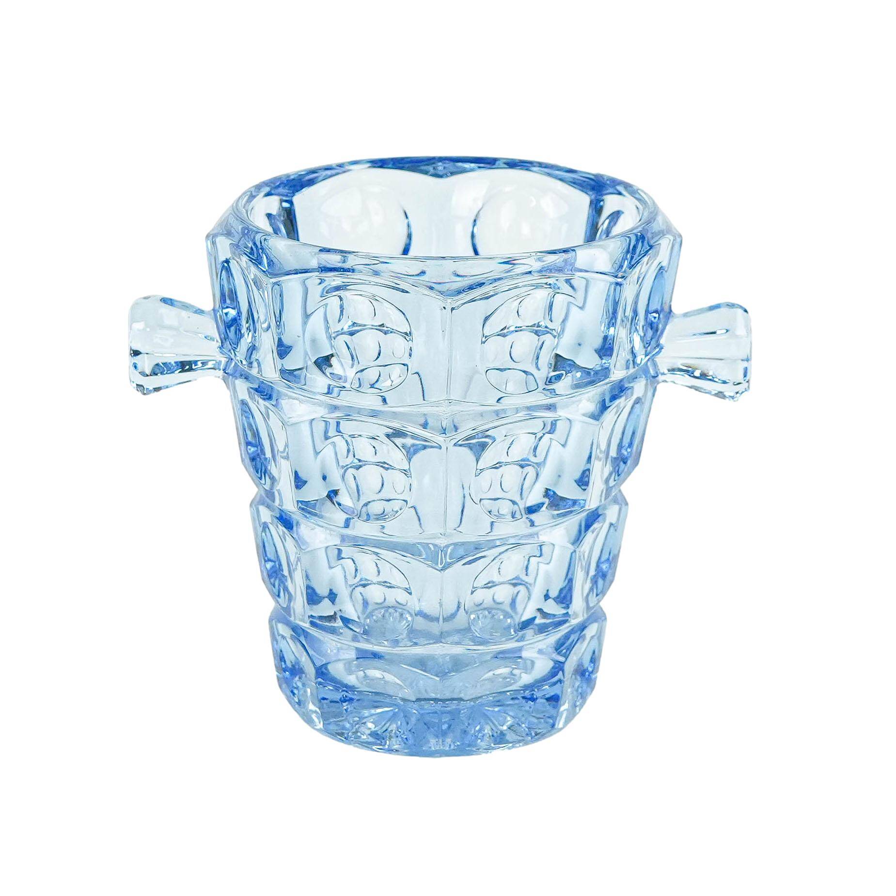 Ice bucket, Danish design, 1970s, manufactured by Holmegaard