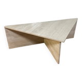 Travertine coffee table