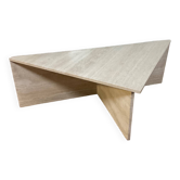 Travertine coffee table