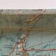 Plateau map of France Cap Ferret Le Pyla 1960