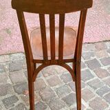 Bistro chair bar restaurant beech with slatted backrest