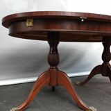 English regency oval table from 6 to 12 guests