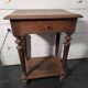 Louis XVI style bedside table in solid oak