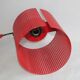 Hanging lamp red perforated sheet metal