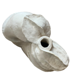 Modernist vase in glazed ceramic