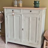 Vintage Parisian buffet with patina in solid wood | Léonie