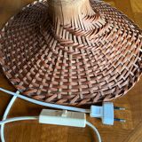Vintage rattan lamp