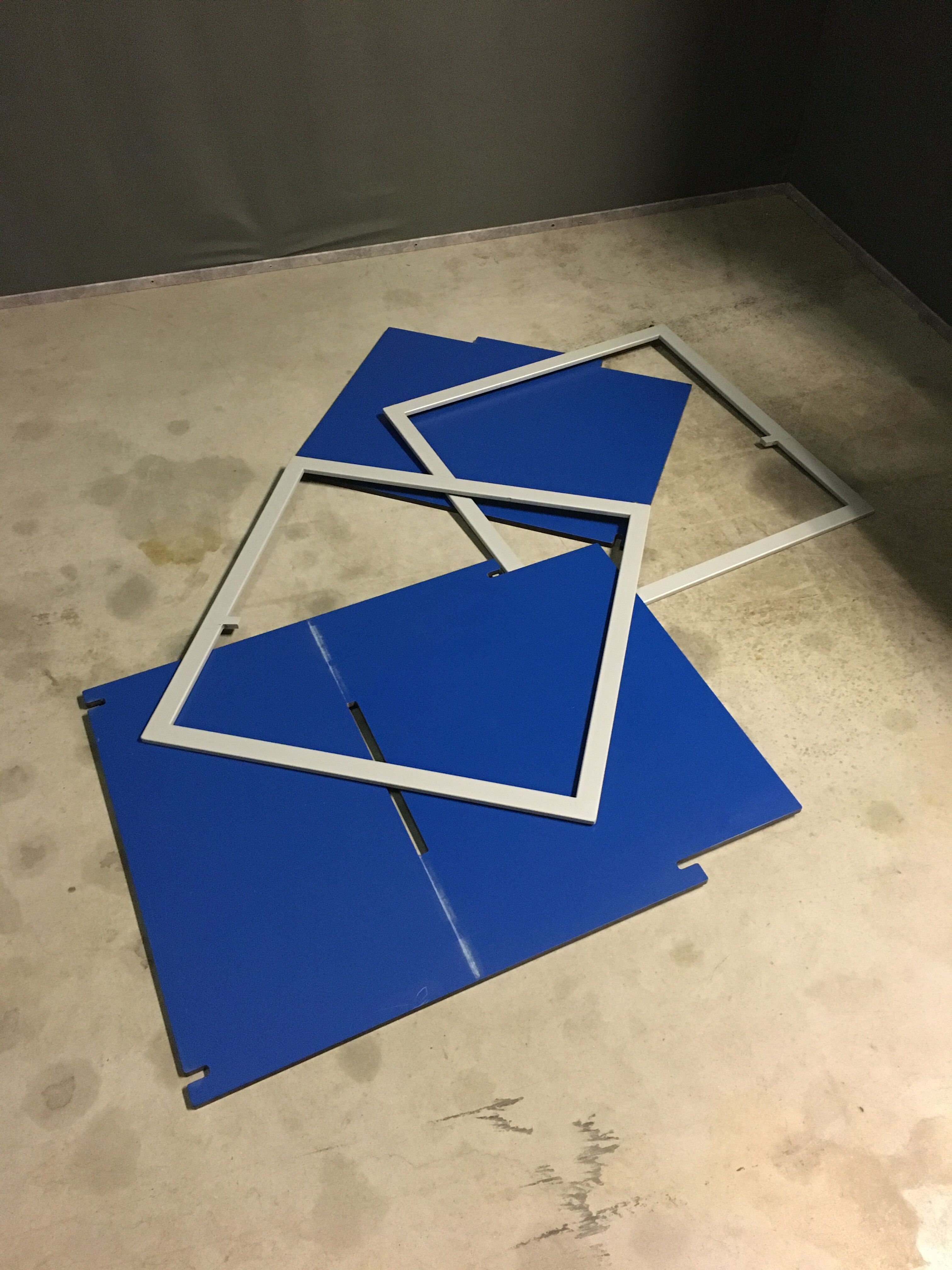 Ensemble de 3 chaises longues modernistes Spectro par Hank Kwint pour Lourens Fisher, années 1990