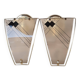 Vintage gold wall sconce