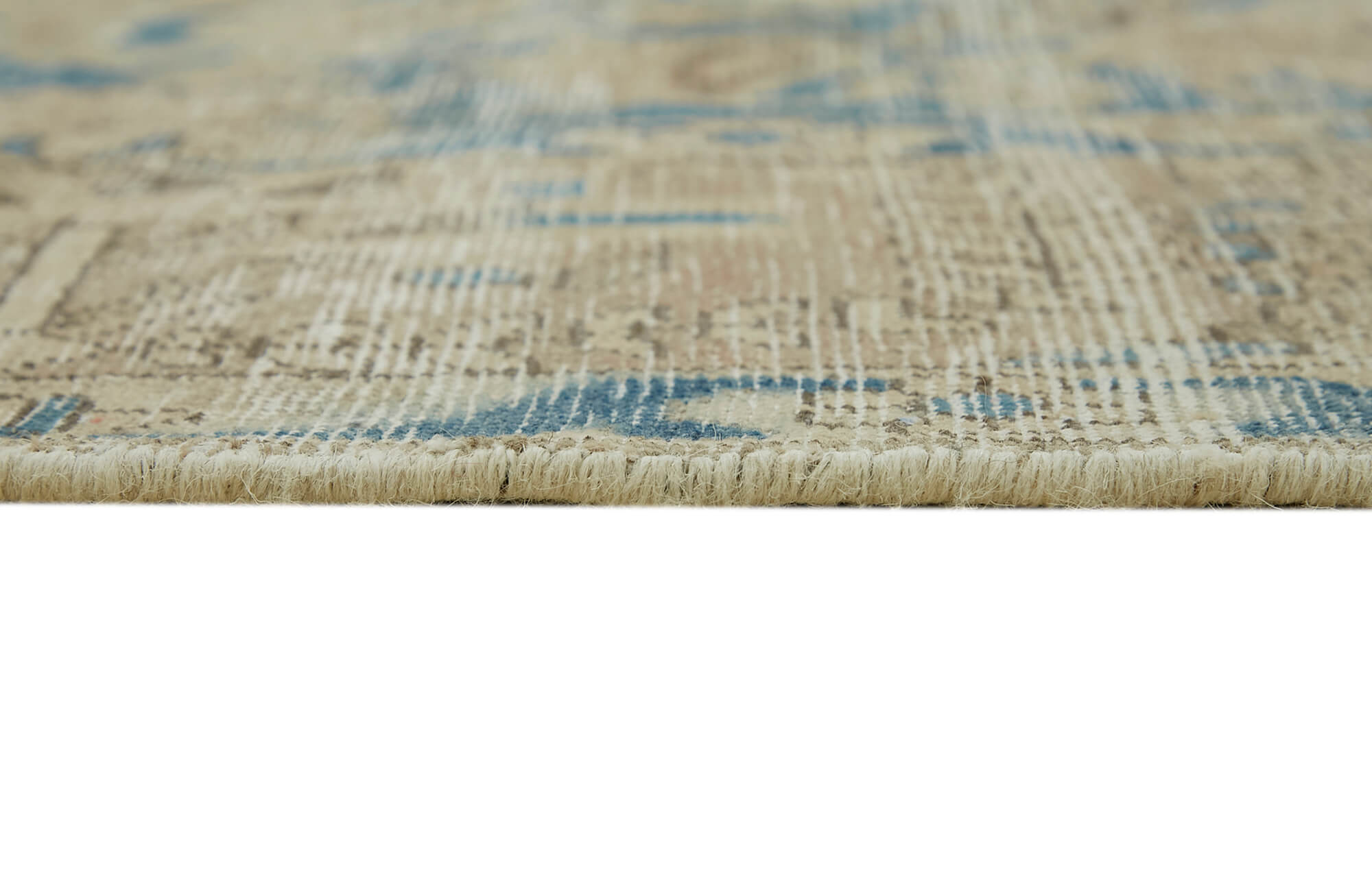 Hand-Knotted Persian Antique 1970s 210 cm x 294 cm Beige Wool Carpet