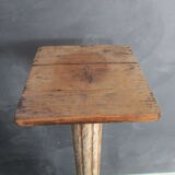 Old wooden column