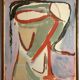 Original lithograph signed and numbered by Bram VAN VELDE, Red Course - MP 041, 1968