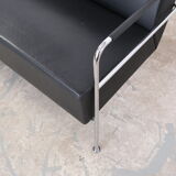 Leather sofa & armchair by Gunilla Allard 1990's