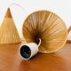 Teakwood and Sisal Cascading Lamp by Temde