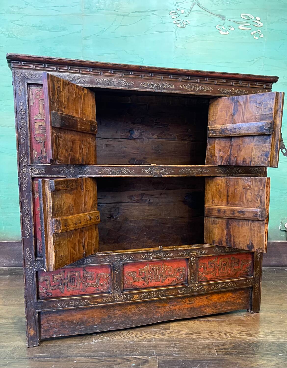 Tibetan 4-door sideboard