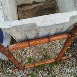 Old bamboo style mirror