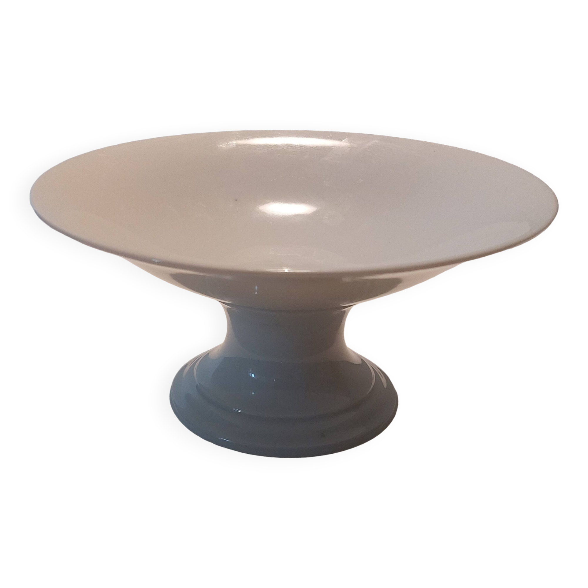 White porcelain compote bowl 19 century
