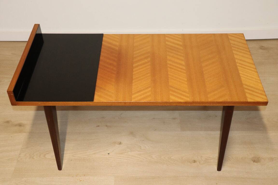Vintage wooden coffee table, 1960s