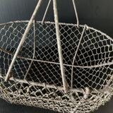 Old metal egg basket