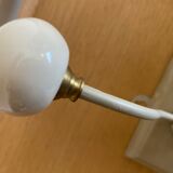 Wall-mounted coat rack with ceramic