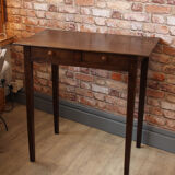 Oak side table 2 drawers or children's desk