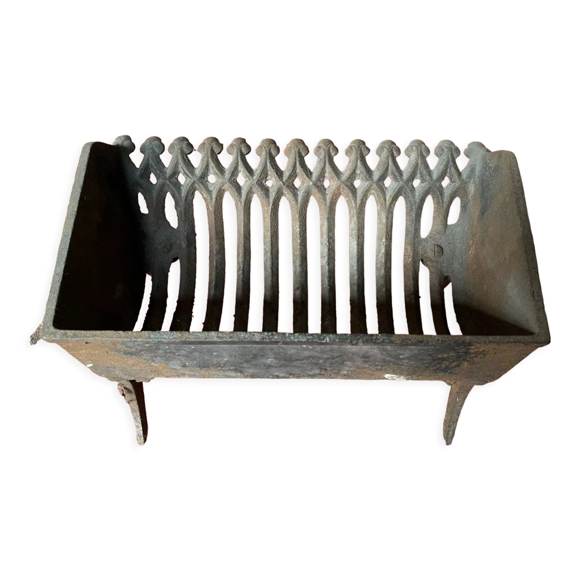 Cast iron chimney grille