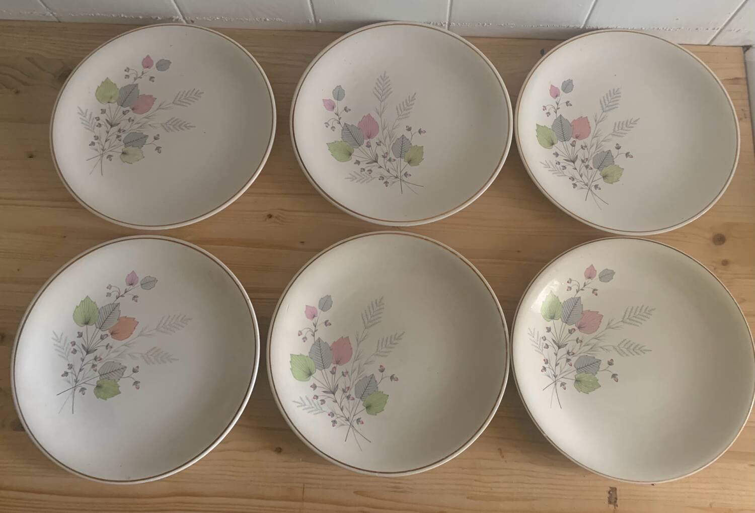 Vintage Longchamp earthenware plates