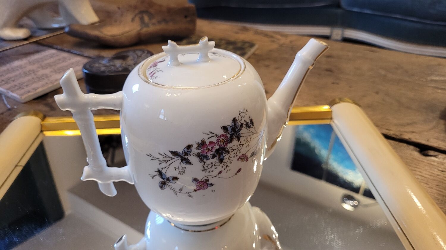 Porcelain teapot